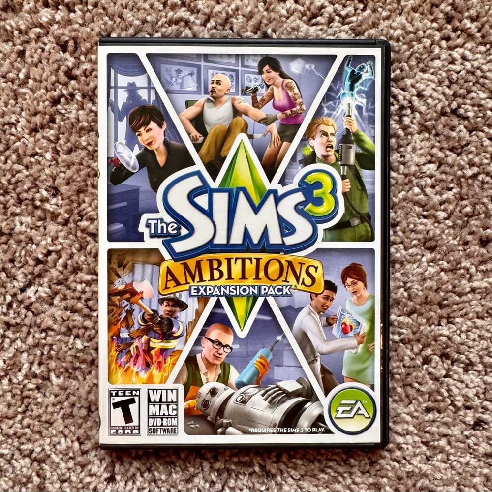 The Sims 3: Ambitions Expansion Pack (Windows/Mac PC Game) (Complete)